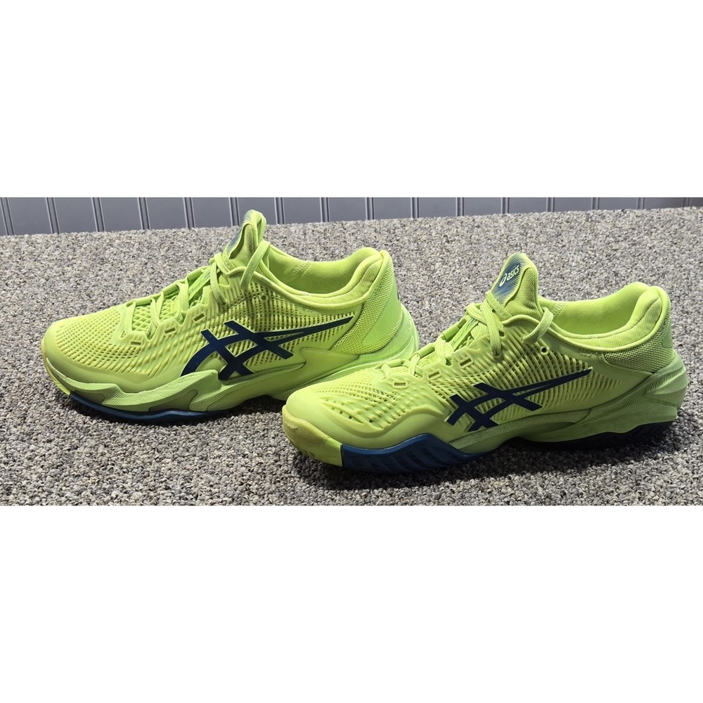 Women's Asics Court FF 3 - SIZE 7.5 - 1042A220-300 Hazard Reborn Blue Hard Court - Picture 5 of 12